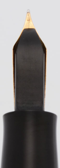 Conway Stewart 496 Vintage Fountain Pen - Black w GT, 14k Fine